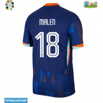 Nederland Donyell Malen #18 Bortedrakt EM 2024 Kortermet